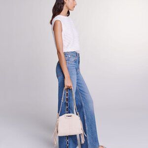 Maje Blue Straight Leg Jeans